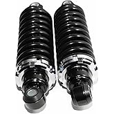 1 Pair Rear Street Rod Coil Over Shock w/300 Pound Black Coated Springs