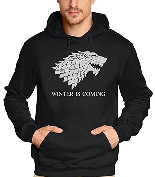 Winter is Coming - Game of Thrones, Hoodie - Sweatshirt mit Kapuze XS S M L XL XXL 3XL 4XL 5XL
