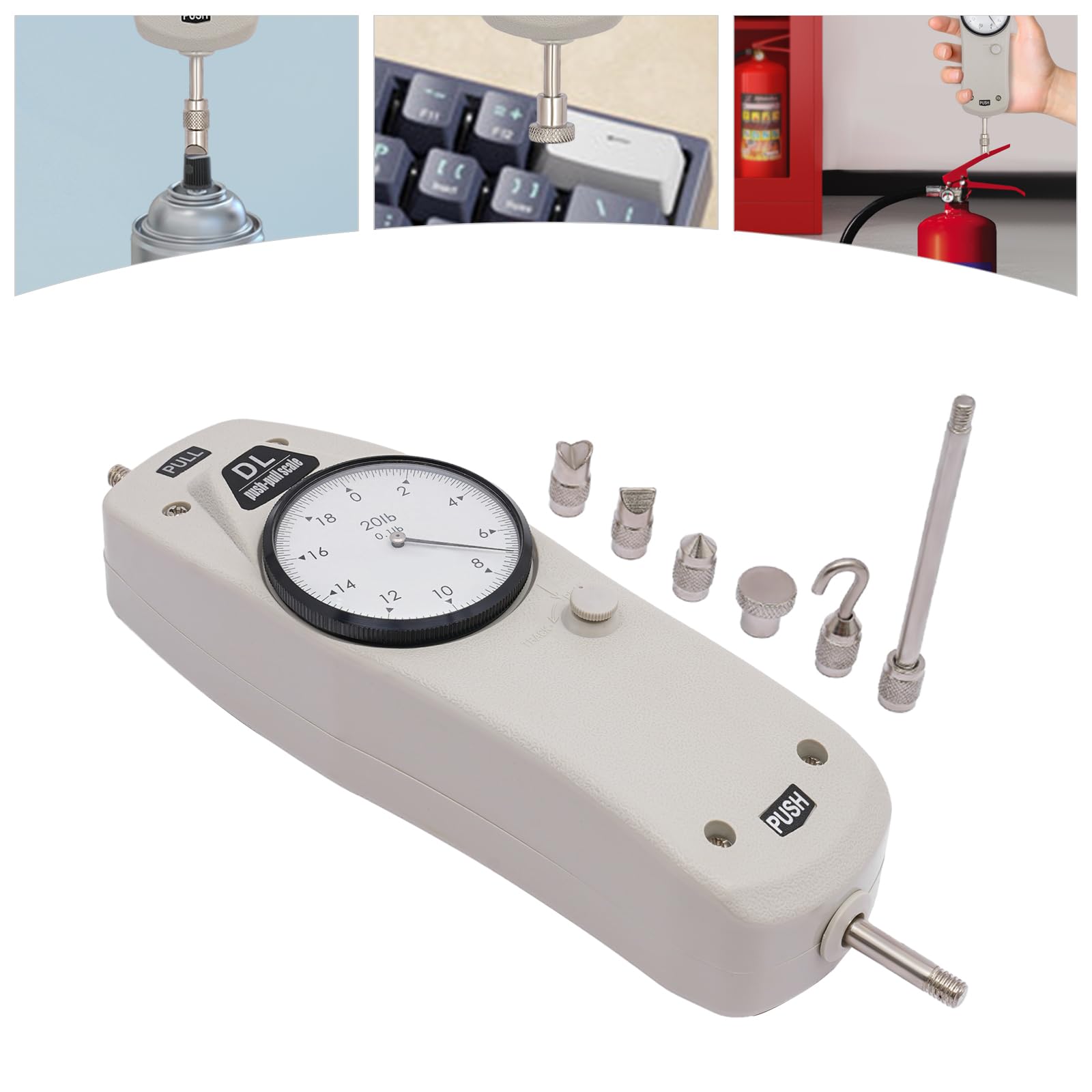 Force Metee Force Pull SF‑500 Portable Push And Pull Tester Meter Digital Force ...