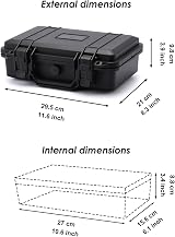 CASOMAN 11.5 Inch Waterproof Explosion Proof Storage Box IP67 with Customizable view 6