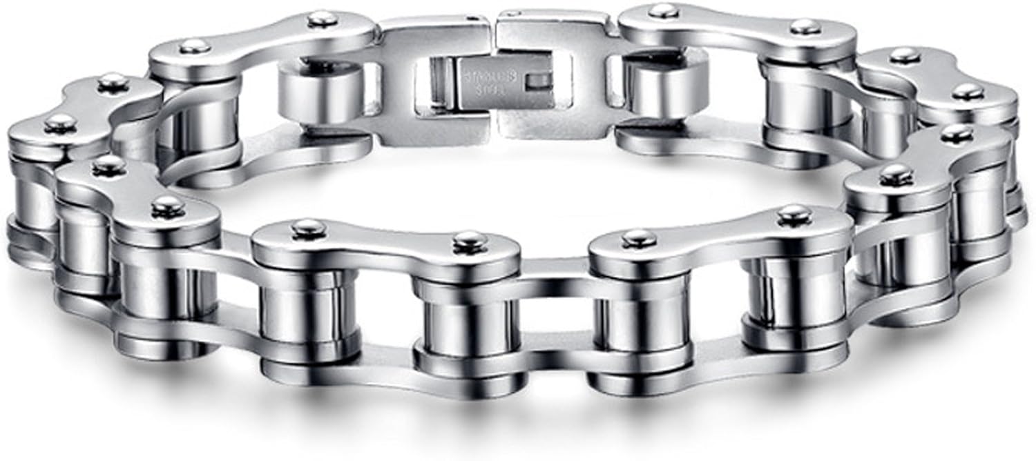 Bike Chain Fidget Toys, JamHoo Roller Chain Fidget Bracelet Toy Anxiety Reliever Stress Reducer, ADHD, Anxiety and Autism Kids