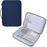 Protective Laptop Sleeve Bag for MacBook Pro 14 inch with M5 M4 M3 M2 M1 Chips Pro Max A3434 A3112 A3401 A3185 A2992 A2918 A2779 A2442 2024-2021, Apple MacBook Carrying Case with Accessory Pocket-Blue