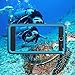 MYJOJO iPhone 7 Waterproof Case iPhone 8 Waterproof Case, 2019 Full Body Protective Shockproof Sandproof Dirtproof IP68 Underwater Outdoor Waterproof Case for iPhone 7 & iPhone 8 (Blue/Clear)