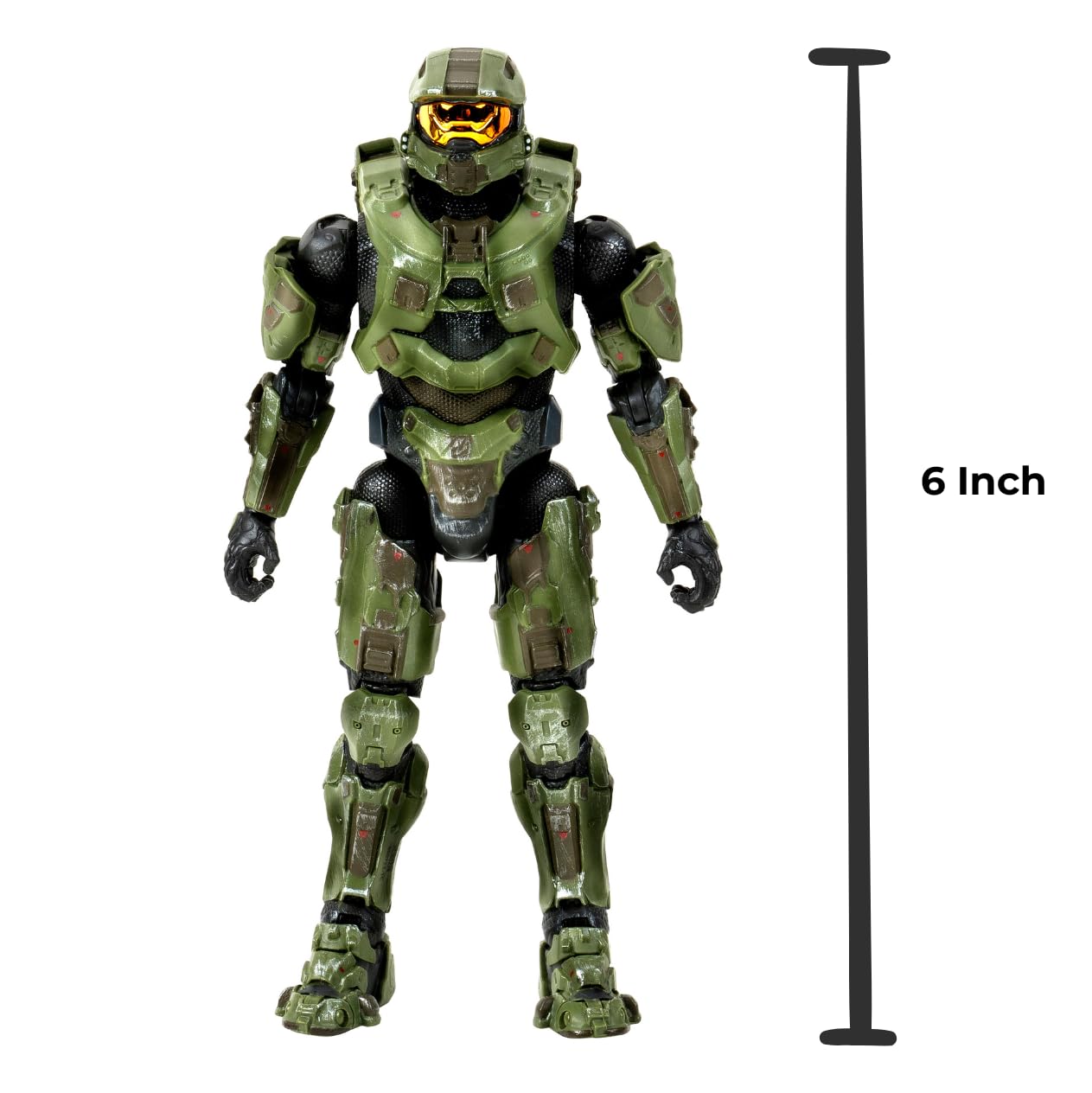 HALO Master Chief 5-6-Inch Articulated Figure with Weapon and Hand Accessories