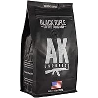 Black Rifle Coffee Whole Bean (AK-47 (Medium Roast), 12 Ounce)
