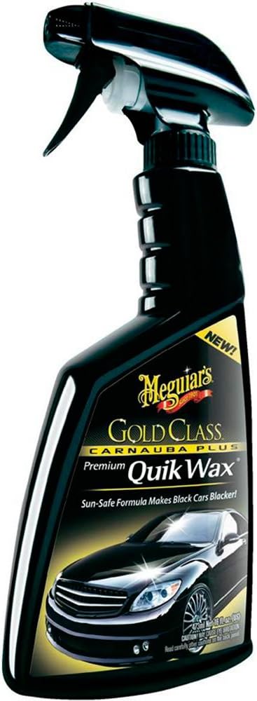 Meguiar's G7716EU Gold Class Carnauba Plus Premium Quik Spray Wax 473ml, 473 ml (Pack of 1)