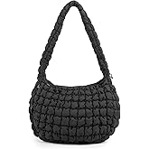 Large Quilted Tote Bag Puffer Purse Quilted Crossbody Bags for Women with Adjustable Strap