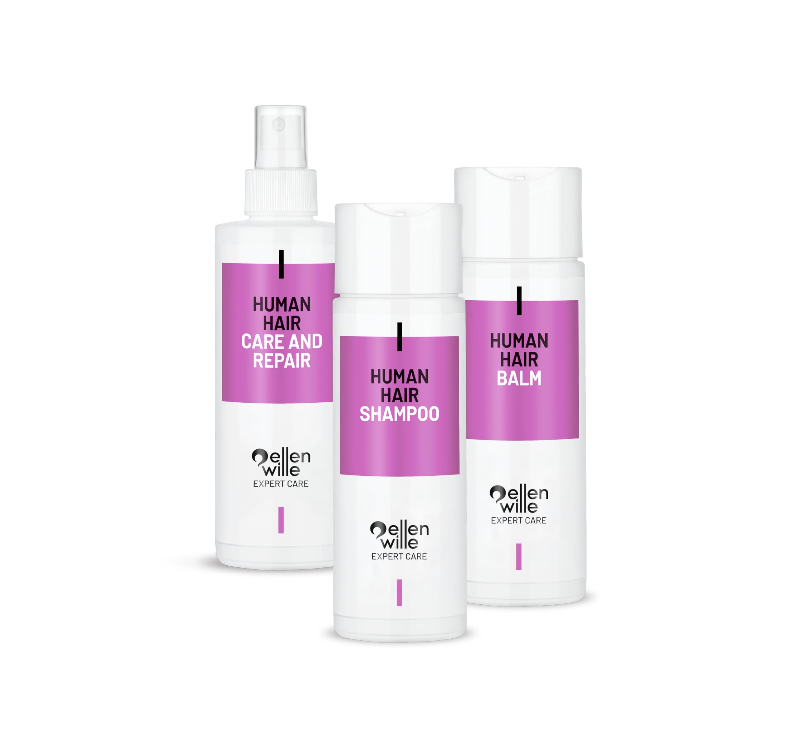 Human hair care set for real hair wigs