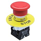 mxuteuk 1NC 1NO 22mm Emergency Stop Push Button