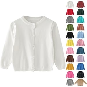 School Uniform Sweater for Boys Girls Knit Cardigan Button Down Plain Warm Fall Winter Jacket Teen Trendy Preppy Clothes