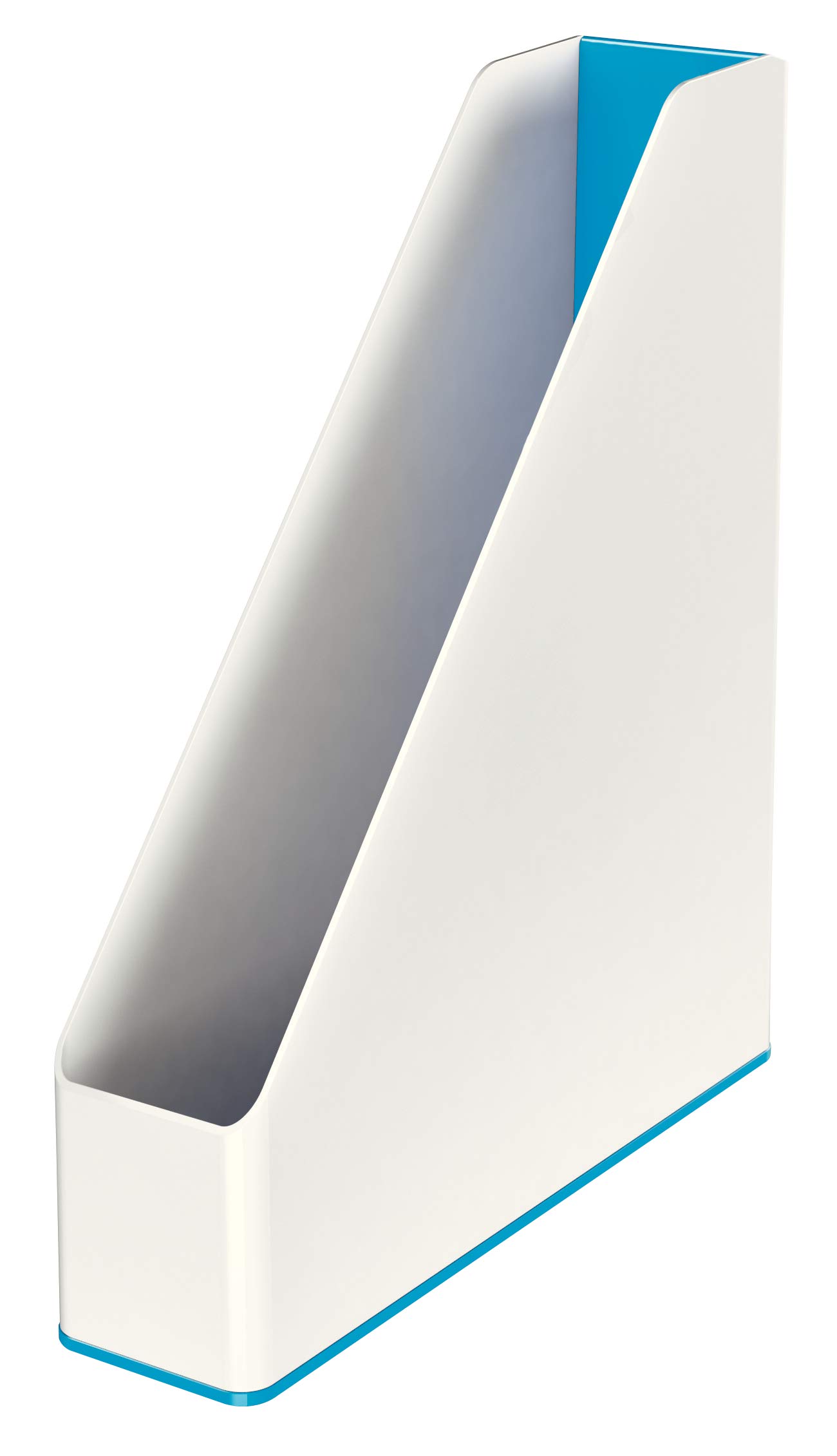 Leitz TS-120556 Wow Range A4 Duo Colour Magazine File, 73mm x 318mm x 272mm, Blue