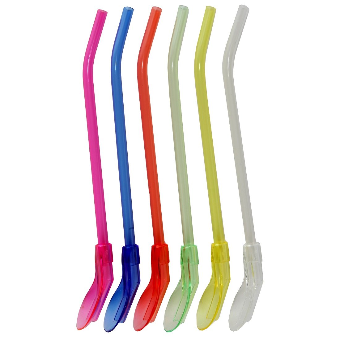 HomeX Colorful Stirring Spoon Straws (Set of 6), The Ultimate TwoIn