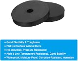 PATIKIL Rubber Vibration Isolation Washer 2.8" OD 0.5" ID 0.4" Thick view 4