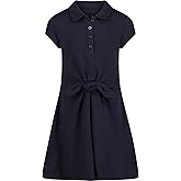 Nautica Girls School Uniform Short Sleeve Polo Dress