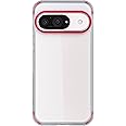 Ghostek Covert Google Pixel 9 and Pixel 9 Pro Clear Case - Compatible with Wireless Charging, Shockproof Silicone, Minimalist Phone Cover (6.3 Inch, Clear)