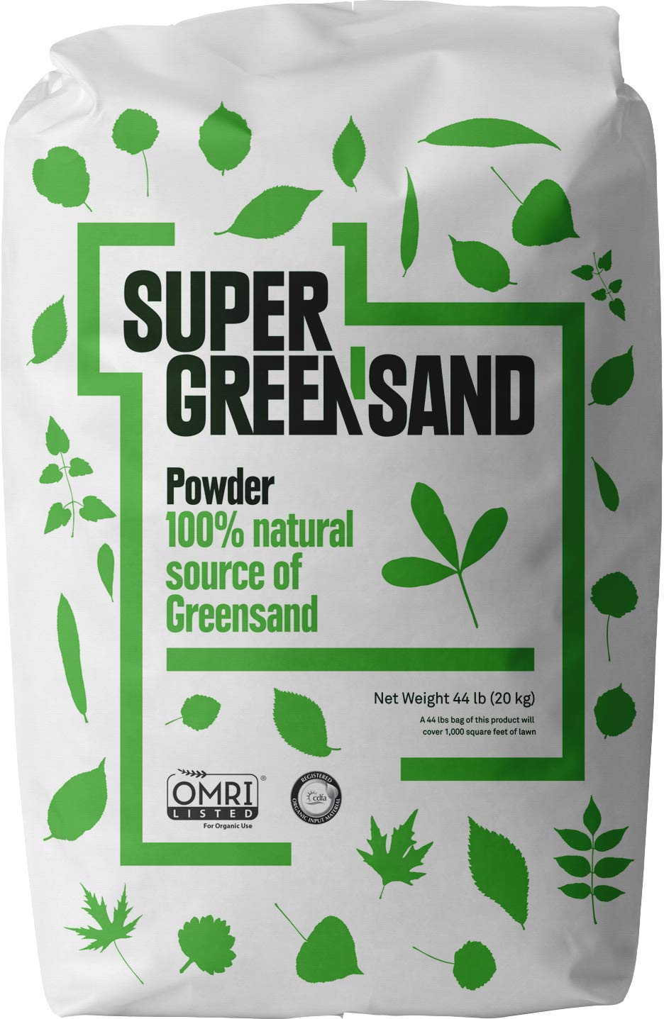 Super Greensand Powder, 70 Minerals and Trace Elements, 44 Pounds