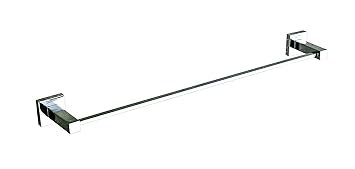 EMBROS Masterpiece Brass 24 INCH Towel Rod/Towel Hanger - Towel Bar/Towel Holder for Bathroom Chrome (QUBIX)