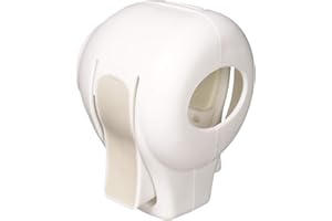 White Knob Lock - 2 Pieces