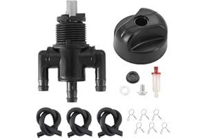 KIPA 3-Way Gas Fuel shut-off Petcock Valve Switch 7052154 for Polaris Xplorer 300 400 Scrambler 400 Magnum 500 Trail Boss 325