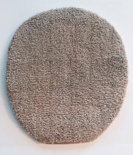 Regence Home Fast Track Non-Skid Universal Toilet Seat Lid Cover from, 18" x 18" Linen
