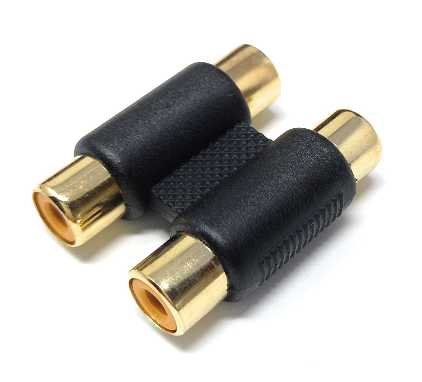 DRUT Double Phono RCA to RCA Coupler Joiner Female to Female Audio Connector Cable Adaptor Gender Changer — image 1