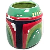 Silver Buffalo SW6695 Star Wars Episodes 4-6 Boba Fett 3D Ceramic Mug, 20-Ounces