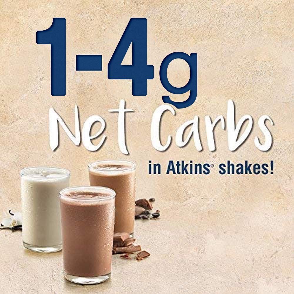 Atkins Milk Chocolate Delight Protein-Rich Shake. Rich and Creamy with High-Quality Protein. Keto-Friendly and Gluten Free. Value Pack. (8 Shakes): Health & Personal Care