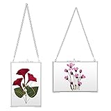 JUXYES Set of 2 Brass Wall Hanging Photo