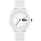 Lacoste L.12.12 Hero Men's Quartz Watch - 48 MM Dial - Silicone Wristband - Water Resistant up to 5ATM/50 Meters - Iconic Design