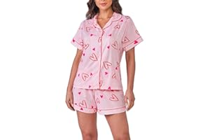 Yiulangde Women Satin Pajamas Shorts Sets Y2k Silk PJs 2 Piece Outfits Collar Long Sleeve Button Down Shirt Lounge Pants Sets