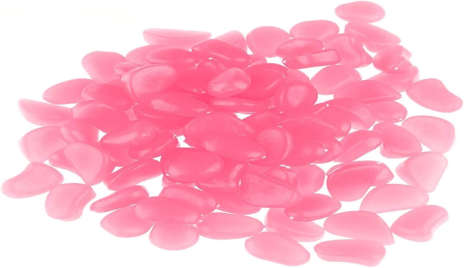 Hardscaping Materials - Qguai 100pcs Aquarium Rocks, Glow in The Dark Rocks Aquarium Decoration Rocks Gravel Stone Pebbles for Turtle Tank Vase Garden Plants Bonsai Walkway Driveway Swimming Pool - 0.8