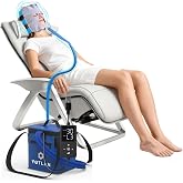 YOTLAN Migraine Relief Cap with Water Circulation &amp; Programmable Timer, Reusable Cold Therapy Head Wrap, USB Powered Portable Ice Mask for Tension, Stress &amp; Migraines