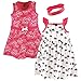 Hudson Baby Baby Girls' 3 Piece Dress, Cardigan, Shoe Set