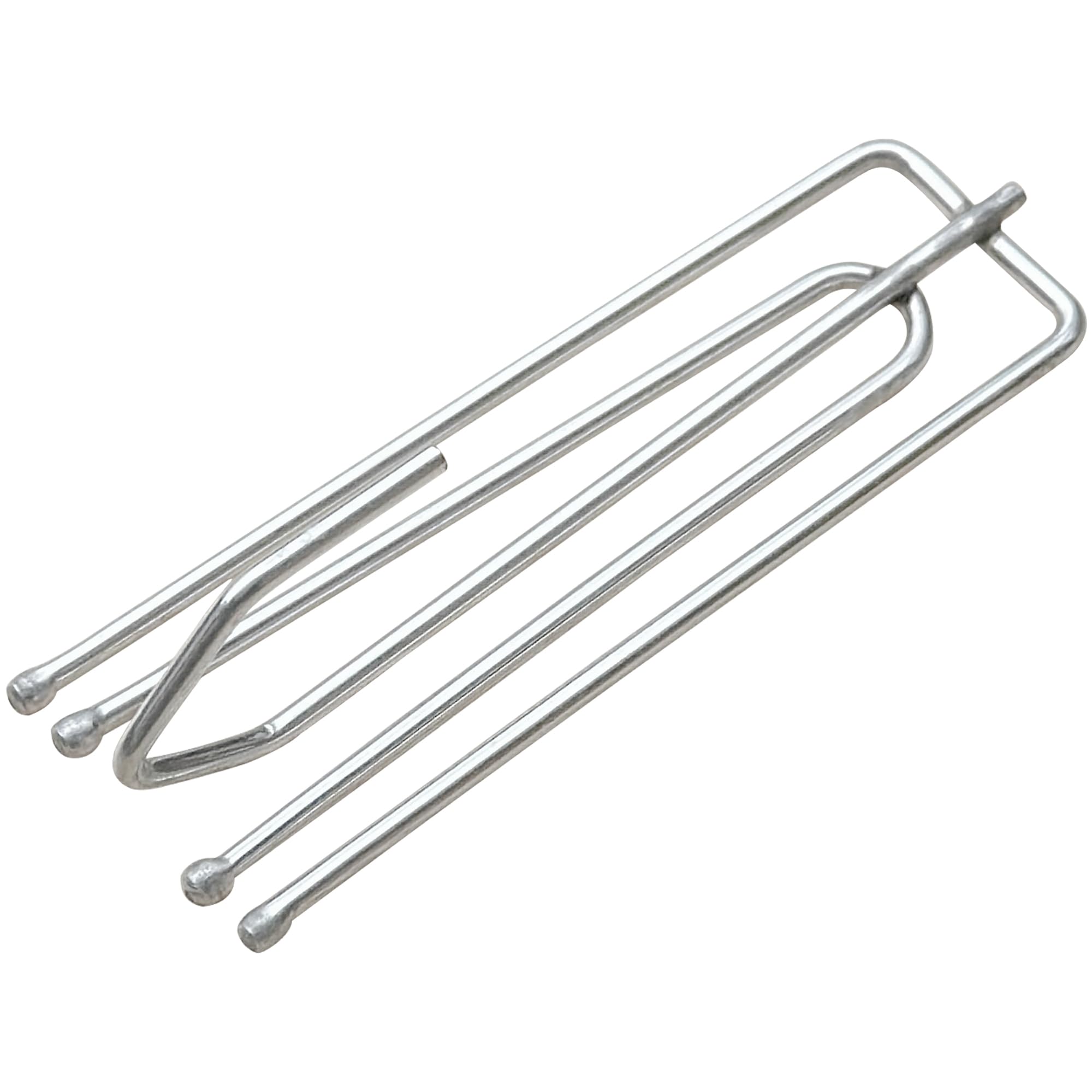 48 PCS Metal Curtain Hooks,Pinch Pleat Curtain Hook (Silver)