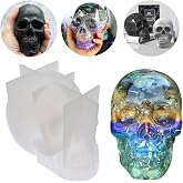 DIY 3D Silicone Skull Handmade Making Resin Mold Decoration Craft for Decor | For Home Table Holiday Parties Halloween Gifts