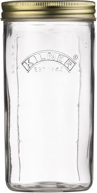 Kilner 1 Litre Wide Mouth Preserve Jar with Vacuum Seal Lid