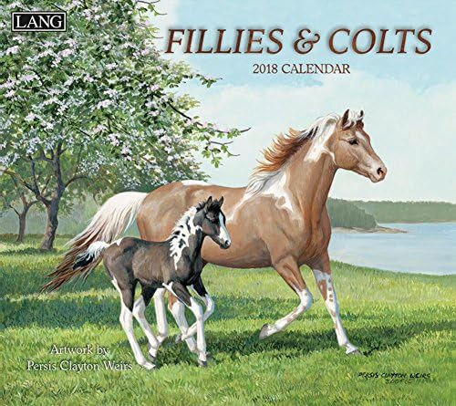 Fillies & Colts 2018 Calendar: Includes Downloadable Wallpaper (Deluxe Wall) Calendar – Wall Calendar, 31 Aug. 2017