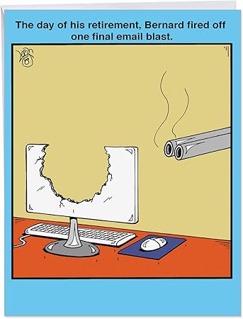 Téléchargement gratuit Images Amazon Com Funny Happy Retirement Greeting Card 8 5 X 11 Inch le plus cool salutations