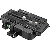 Andoer Quick Release Plate for Manfrotto 501 500Ah 701HDV 503HDV Q5 Head,Camera Tripod Quick Release Adapter