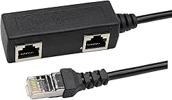 RJ45 Network Splitter Adapter Cable,zdyCGTime 1