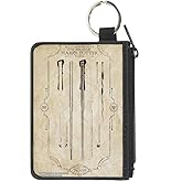 Coin Purse Canvas Harry Potter The Wand of Potter Anatomy Tans Black