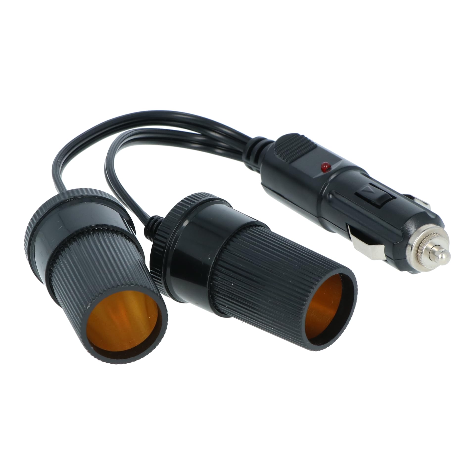 Carpoint CPT0523423 Twin Socket Extension, 12/ 24 V