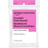 Amazon Essentials Cosmetic Foam Rounds, 12 Count, Pack of 1 (Previously Amazon Basics)