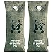 Air Purifiers by ZooBamboo (2 x 75g) | Bamboo Charcoal Shoe Deodorizer Car Refreshener Home Odor Eliminator Mold Remover Moisture Eliminator and Dehumidifier for Allergies Smoke Smell and Pet Odor