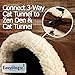 3 Way Cat Tunnel, Interactive Play Cat Tube Toy with Crinkle Sound- Best Cat Tunnels for Indoor Cats - Fun Kitty Tunnel For Hiding - Pet Friendly Cat Tunnel Toys, Collapsible Cat Toy Tunnel - Rabbit T