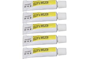 ciciglow Insulated Thermal Silicone Grease for 3D Printer, Good Adhesion Thermal Paste for CPU, 5 Tubes of White Paste, 25g T