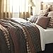 VHC Brands, Beckham, Cotton, 90Wx90L, Queen Quilt, Red