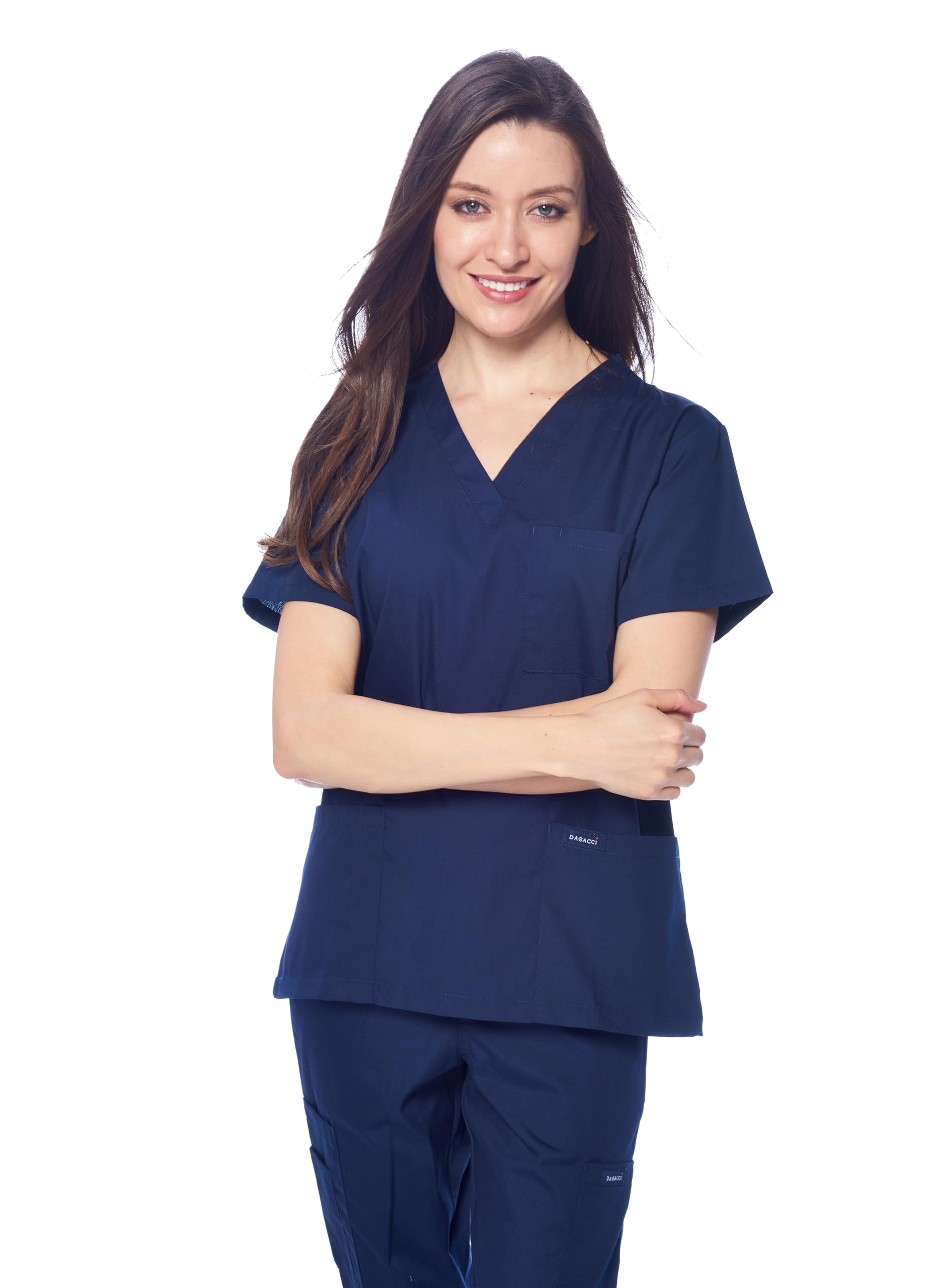 Dagacci Medical Uniform Dagacci Scrubs Medical Uniform Women and Man Scrubs Set Medical Scrubs Top and Pants