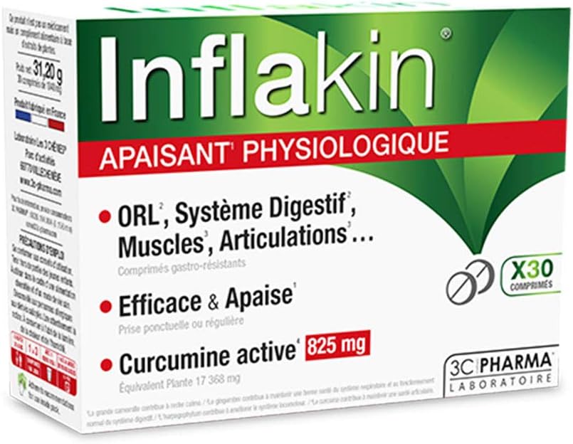 3C Pharma Inflakin Inflammatory Conditions 30 Tablets
