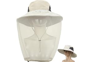 ACBUNGJI 2 Pack Hats Sun Protection Hats for Gardening Hiking Fishing